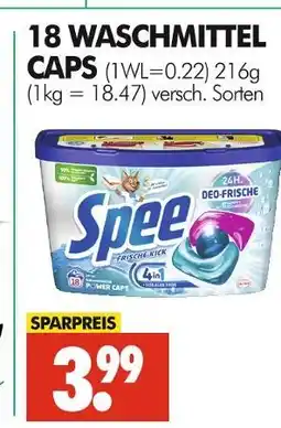 Wreesmann Spee waschmittel caps frischekick Angebot