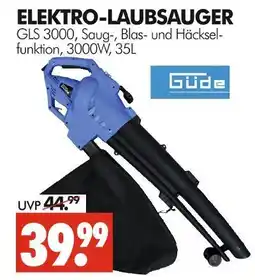 Wreesmann Güde elektro-laubsauger gls 3000 Angebot