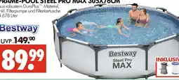 Wreesmann Bestway frame-pool steel pro max 305x76cm Angebot