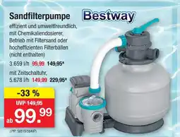 Zimmermann Bestway sandfilterpumpe Angebot