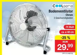 Zimmermann Coolserie bodenventilator chrom Angebot