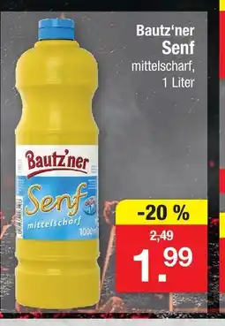 Zimmermann Bautz'ner senf mittelscharf Angebot