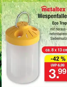 Zimmermann Metaltex wespenfalle eco trap Angebot