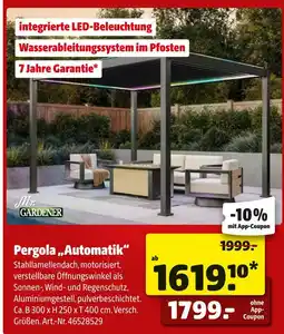 Hagebau Mr. gardener pergola automatik Angebot