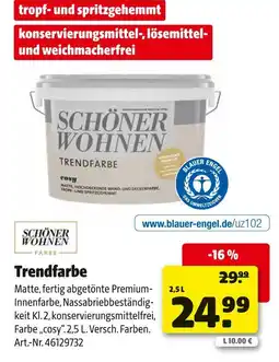 Hagebau Schöner wohnen trendfarbe Angebot