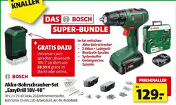 Hagebau Bosch akku-bohrschrauber-set easydrill 18v-40 Angebot