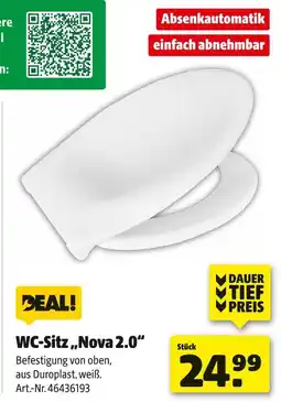 Hagebau Wc-sitz nova 2.0 Angebot