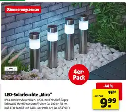 Hagebau Casaya led-solarleuchte miro Angebot