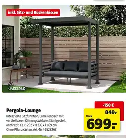 Hagebau Mr. gardener pergola-lounge Angebot