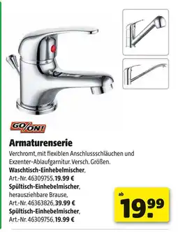 Hagebau Go/on! waschtisch-einhebelmischer Angebot