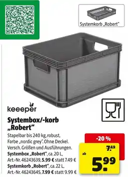Hagebau Keeeper systembox „robert“ Angebot