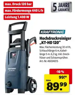 Hagebau Kraftronic hochdruckreiniger kt-hd 120 Angebot