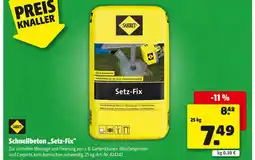 Hagebau Sakret schnellbeton setz-fix Angebot