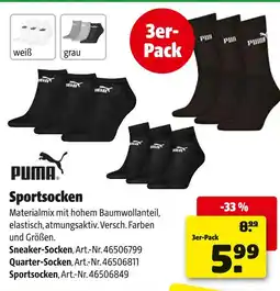 Hagebau Puma sportsocken Angebot