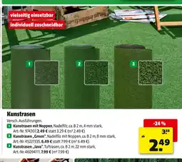 Hagebau Kunstrasen mit noppen Angebot