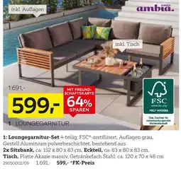 XXXLutz Ambia garden loungegarnitur-set Angebot