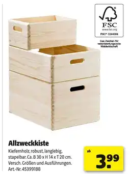 Hagebau Allzweckkiste Angebot