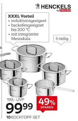 XXXLutz Henckels by zwilling topf-set „pulse“ Angebot