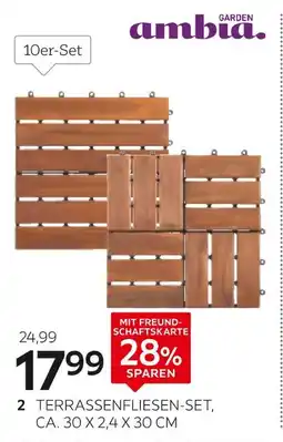 XXXLutz Ambia garden terrassenfliesen-set „akazie uno“ & „akazie quattro“ Angebot