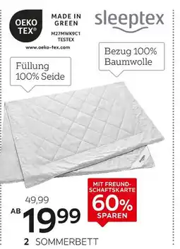 XXXLutz Sleeptex sommerbett sedona ca. 135 x 200 cm Angebot