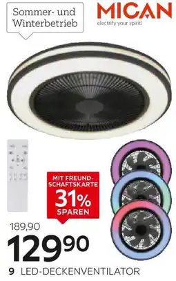 XXXLutz Mican led-deckenventilator „riko“ Angebot