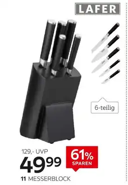 XXXLutz Lafer messerblock „pure“ Angebot