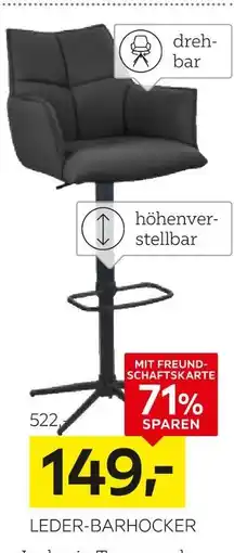 XXXLutz Novel leder-barhocker Angebot