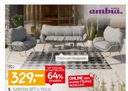 XXXLutz Ambia garden gartenset 4-teilig Angebot
