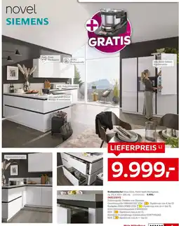 XXXLutz Novel, siemens einbauküche ultra gliss Angebot