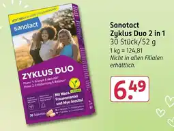 Rossmann Sanotact zyklus duo 2 in 1 Angebot