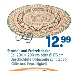 Rossmann Strand- und freizeitdecke Angebot