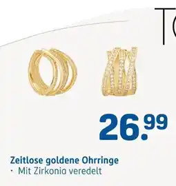 Rossmann Zeitlose goldene ohrringe Angebot
