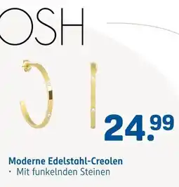 Rossmann Moderne edelstahl-creolen Angebot