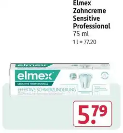 Rossmann Elmex zahncreme sensitive professional Angebot