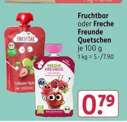 Rossmann Fruchtbar/freche freunde quetschen Angebot
