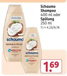 Rossmann Schauma shampoo Angebot