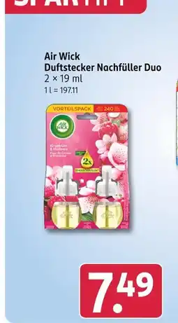 Rossmann Air wick duftstecker nachfüller duo Angebot