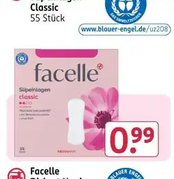 Rossmann Facelle slipeinlagen classic Angebot