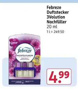Rossmann Febreze duftstecker 3volution nachfüller Angebot