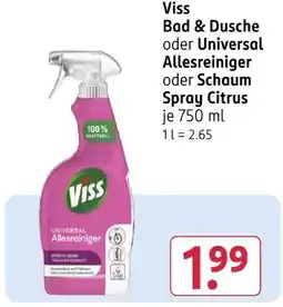 Rossmann Viss allesreiniger Angebot