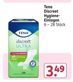 Rossmann Tena discreet hygiene-einlagen Angebot