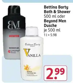 Rossmann Bettina barty bath & shower oder beyond men dusche Angebot