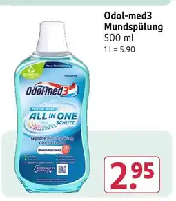 Rossmann Odol-med3 mundspülung Angebot