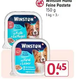 Rossmann Winston feine pastete Angebot