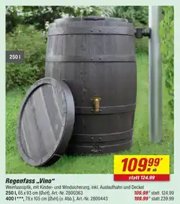 toom Baumarkt Regenfass vino 250 l Angebot