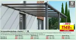 toom Baumarkt Terrassenüberdachung comfort Angebot