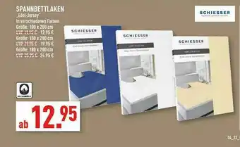 Marktkauf Spannbettlaken Schiesser Angebot