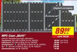 toom Baumarkt Zaunelement Angebot