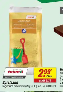 toom Baumarkt Toom spielsand Angebot