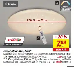 toom Baumarkt Toom deckenleuchte lola Angebot